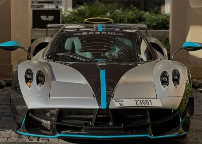 The one-off Pagani Huayra L’Ultimo spotted in Dubai