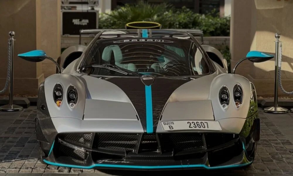 The one-off Pagani Huayra L’Ultimo spotted in Dubai