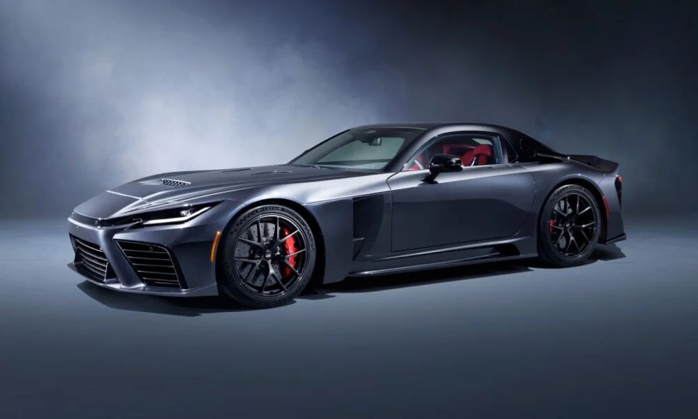 Toyota GR GT V8 hybrid sports car unveiled as the Lexus LFA successor